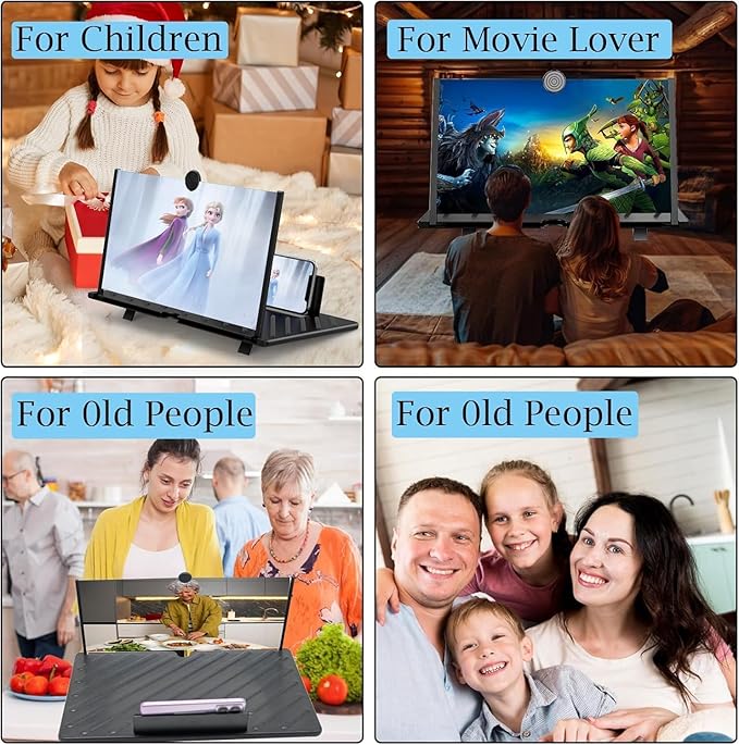 Mobile Phone 3D Video Screen Magnifier