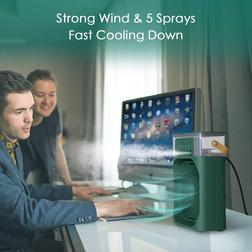 Portable Humidifier Air Cooler Mist Fan Mini Cooler for Home