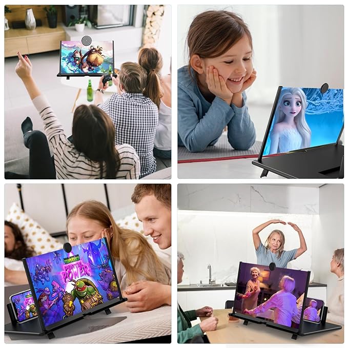 Mobile Phone 3D Video Screen Magnifier