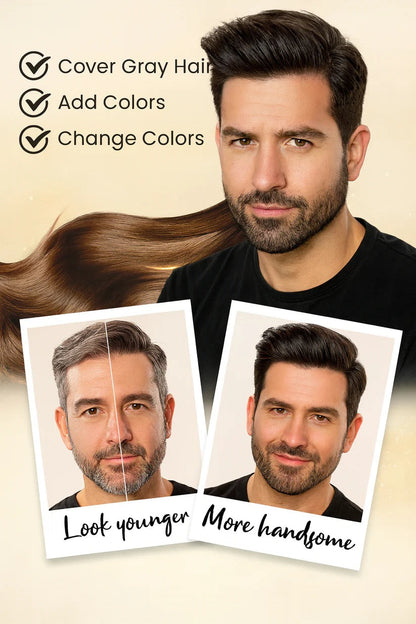 Japanese Long Lasting Natural Black Hair Dye Shampoo (Buy 1 Get 1 Free)