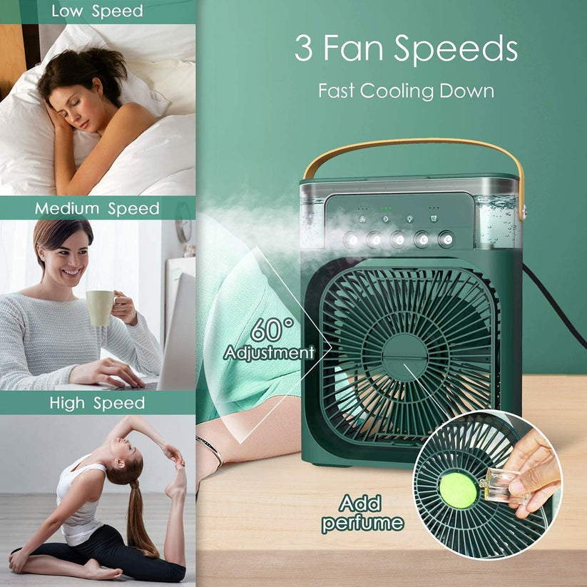 Portable Humidifier Air Cooler Mist Fan Mini Cooler for Home